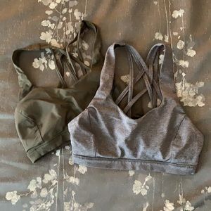 SET OF 2 | Size 4 Lululemon Free to Be Serene Sports / Yoga Bra